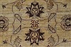Pishavar Beige Hand Knotted 53 X 65 Area Rug 250-27143 Thumb 7