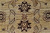 Pishavar Beige Hand Knotted 53 X 65  Area Rug 250-27143 Thumb 7