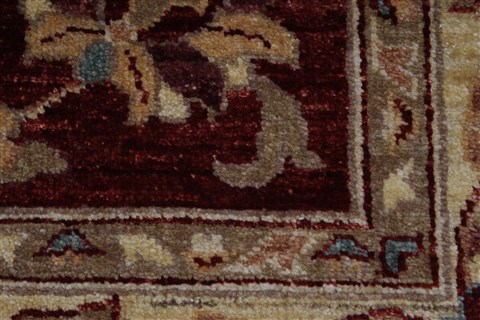 Pishavar Beige Hand Knotted 49 X 66 Area Rug 250-27146 Image 10