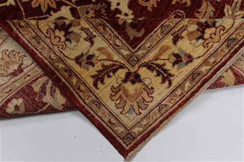 Pishavar Beige Hand Knotted 49 X 66 Area Rug 250-27146 Image 2