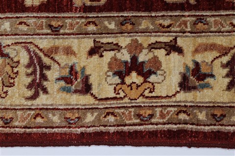 Pishavar Beige Hand Knotted 49 X 66 Area Rug 250-27146 Image 5