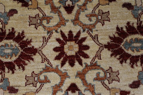 Pishavar Beige Hand Knotted 49 X 611 Area Rug 250-27147 Image 8