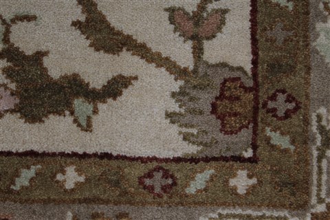 Ziegler Brown Hand Knotted 46 X 66 Area Rug 250-27148 Image 12