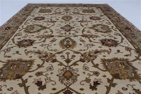 Ziegler Brown Hand Knotted 46 X 66 Area Rug 250-27148 Image 5