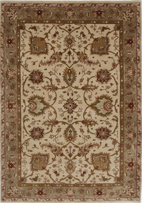 Ziegler Brown Hand Knotted 46 X 66 Area Rug 250-27148 Image 0