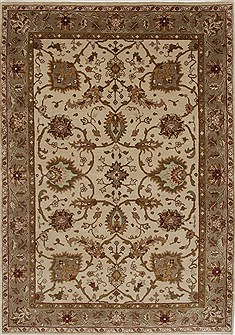 Ziegler Brown Hand Knotted 4'6" X 6'6"  Area Rug 250-27148