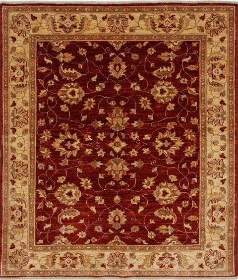 Pishavar Red Hand Knotted 411 X 59 Area Rug 250-27149 Image 0