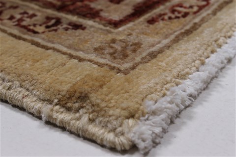 Pishavar Beige Hand Knotted 411 X 66 Area Rug 250-27153 Image 8