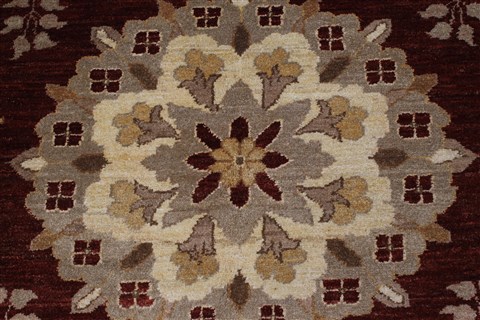 Pishavar Beige Hand Knotted 53 X 68 Area Rug 250-27154 Image 5