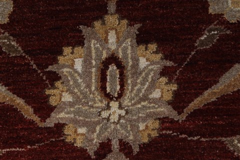 Pishavar Beige Hand Knotted 53 X 68 Area Rug 250-27154 Image 8