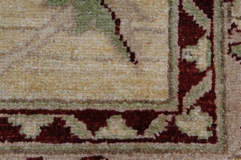 Pishavar Beige Hand Knotted 51 X 68 Area Rug 250-27155 Image 13