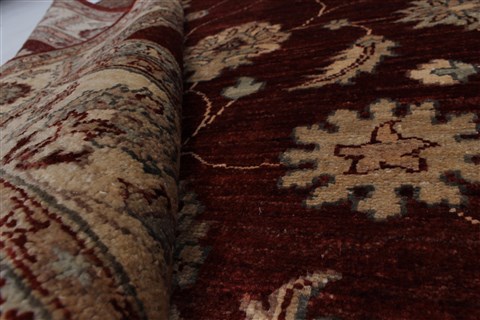 Pishavar Beige Hand Knotted 55 X 611 Area Rug 250-27158 Image 12