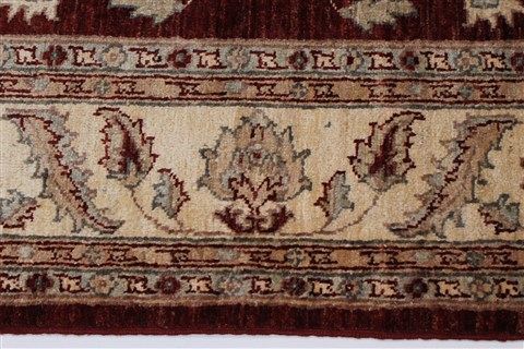 Pishavar Beige Hand Knotted 55 X 611 Area Rug 250-27158 Image 4