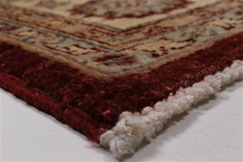 Pishavar Beige Hand Knotted 55 X 611 Area Rug 250-27158 Image 7