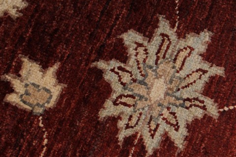 Pishavar Beige Hand Knotted 55 X 611 Area Rug 250-27158 Image 8