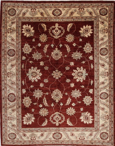 Pishavar Beige Hand Knotted 55 X 611 Area Rug 250-27158 Image 0