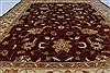 Pishavar Beige Hand Knotted 510 X 611  Area Rug 250-27159 Thumb 6