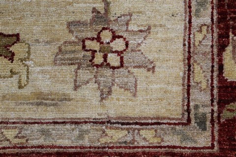 Pishavar Beige Hand Knotted 51 X 610 Area Rug 250-27160 Image 13