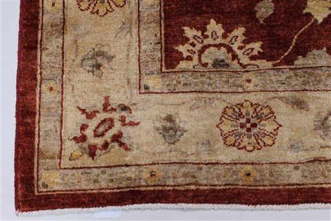 Pishavar Beige Hand Knotted 50 X 610 Area Rug 250-27161 Image 7