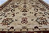 Pishavar Beige Hand Knotted 51 X 67  Area Rug 250-27162 Thumb 5