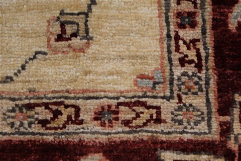 Pishavar Beige Hand Knotted 411 X 68 Area Rug 250-27163 Image 11