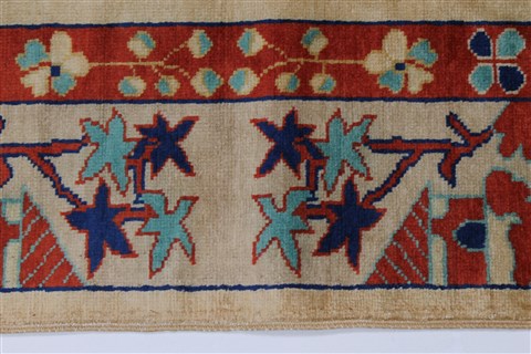 Modern Beige Hand Knotted 49 X 66 Area Rug 250-27164 Image 4