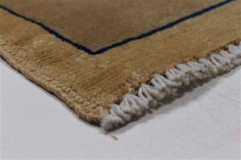 Modern Beige Hand Knotted 49 X 66 Area Rug 250-27164 Image 6