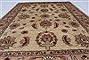 Pishavar Beige Hand Knotted 410 X 67  Area Rug 250-27169 Thumb 5