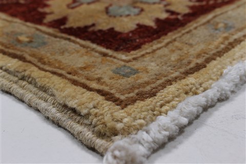 Pishavar Beige Hand Knotted 411 X 66 Area Rug 250-27170 Image 11