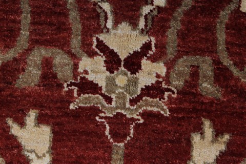 Pishavar Beige Hand Knotted 50 X 67 Area Rug 250-27171 Image 11