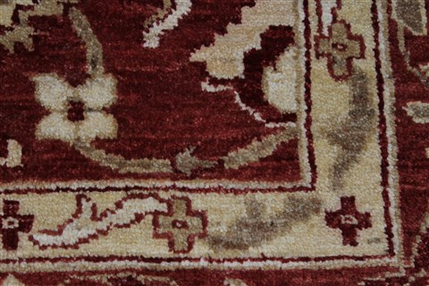 Pishavar Beige Hand Knotted 50 X 67 Area Rug 250-27171 Image 12
