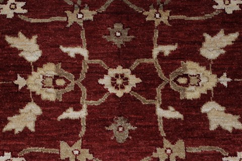 Pishavar Beige Hand Knotted 50 X 67 Area Rug 250-27171 Image 7