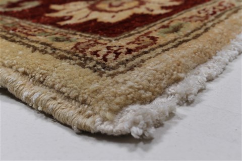 Pishavar Beige Hand Knotted 411 X 67 Area Rug 250-27173 Image 9