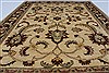 Pishavar Beige Hand Knotted 411 X 67  Area Rug 250-27173 Thumb 5