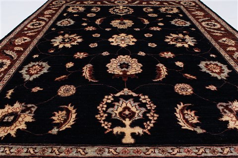 Pishavar Beige Hand Knotted 50 X 64 Area Rug 250-27174 Image 5