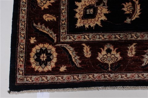 Pishavar Beige Hand Knotted 50 X 64 Area Rug 250-27174 Image 8