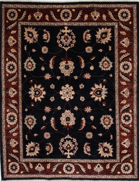 Pishavar Beige Hand Knotted 50 X 64 Area Rug 250-27174 Image 0