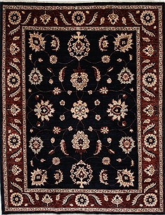 Pishavar Beige Hand Knotted 5'0" X 6'4"  Area Rug 250-27174