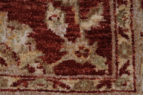 Pishavar Red Hand Knotted 47 X 69 Area Rug 250-27175 Image 10