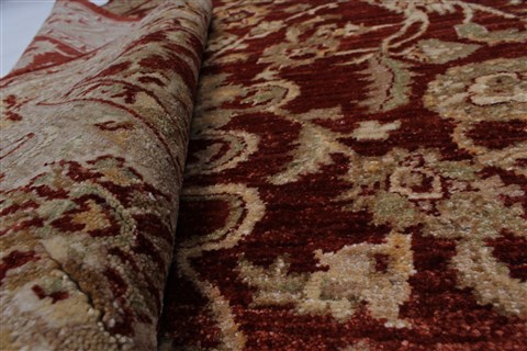 Pishavar Red Hand Knotted 47 X 69 Area Rug 250-27175 Image 1