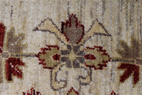 Pishavar Beige Hand Knotted 411 X 65 Area Rug 250-27177 Image 13