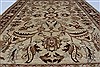 Pishavar Beige Hand Knotted 53 X 67 Area Rug 250-27179 Thumb 6