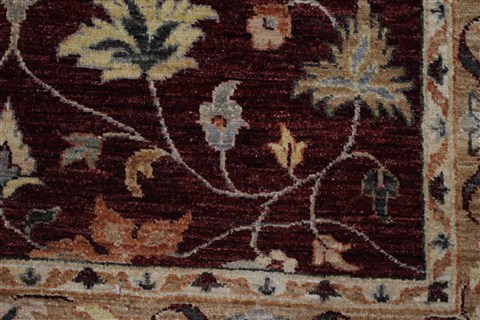 Pishavar Beige Hand Knotted 47 X 79 Area Rug 250-27180 Image 10
