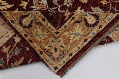 Pishavar Beige Hand Knotted 47 X 79 Area Rug 250-27180 Image 2