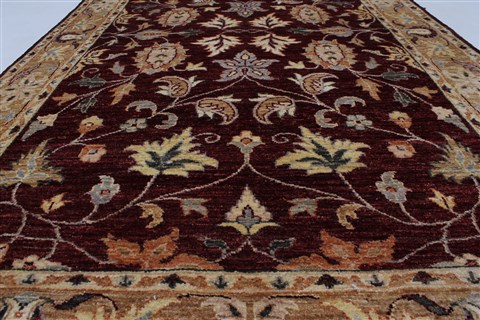 Pishavar Beige Hand Knotted 47 X 79 Area Rug 250-27180 Image 4