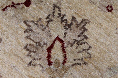 Pishavar Beige Hand Knotted 411 X 66 Area Rug 250-27181 Image 10