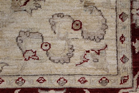 Pishavar Beige Hand Knotted 411 X 66 Area Rug 250-27181 Image 11