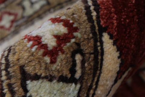 Pishavar Beige Hand Knotted 411 X 64 Area Rug 250-27183 Image 13