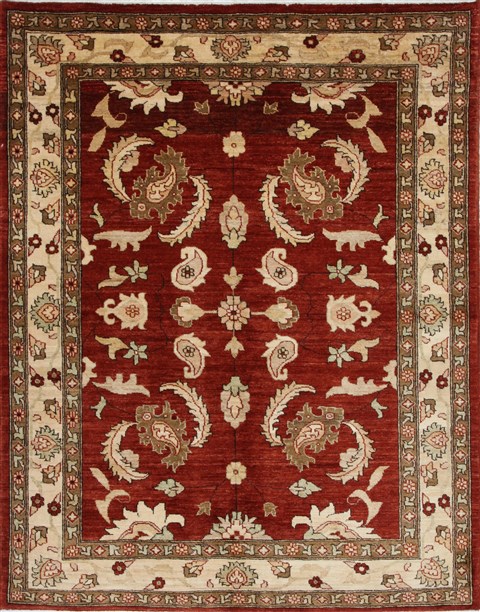 Pishavar Beige Hand Knotted 411 X 64 Area Rug 250-27183 Image 0