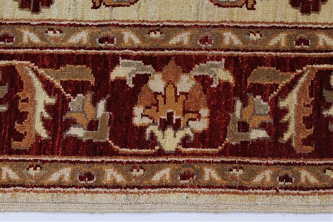 Pishavar Beige Hand Knotted 411 X 65 Area Rug 250-27184 Image 5